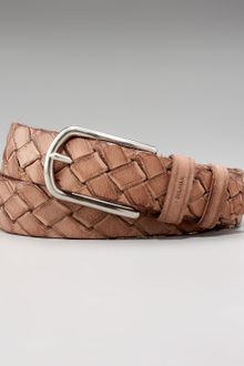 Prada Braided Leather Belt - Lyst