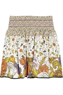 Proenza Schouler Floral-print Silk-georgette Skirt - Lyst
