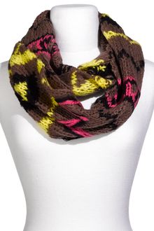 Steve Madden Aztec Infinity Scarf - Lyst