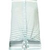 Topshop Stripe Knot Front Shirt in Green (mint) - Lyst