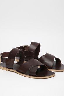 Acne Mens Fibbia Leather Sandal - Lyst
