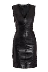 Alexander McQueen Leather Dress