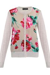 Dolce & Gabbana Silk-front Cardigan