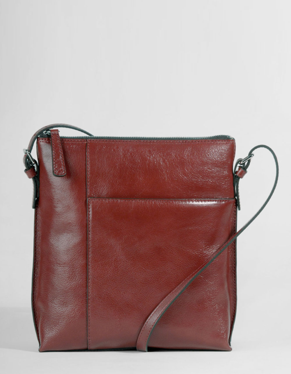 Hobo International Alessa Leather Cross-body Bag in Red (dark red) | Lyst