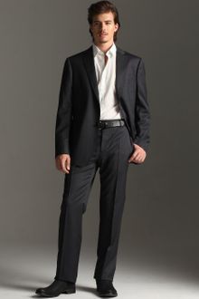 John Varvatos Gunmetal Wool Chad Classic Fit Two Button Suit - Lyst