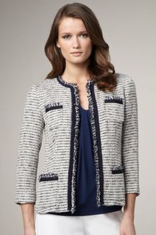 Lafayette 148 New York Three-quarter-sleeve Palermo Jacket - Lyst
