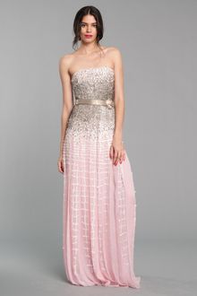 Oscar de la Renta Strapless Gown - Lyst
