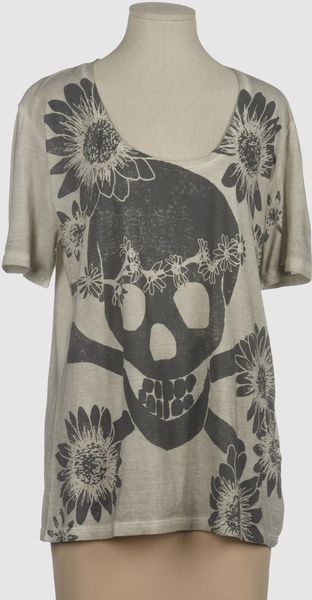 Superfine Short Sleeve Tshirt in Gray (grey) - Lyst