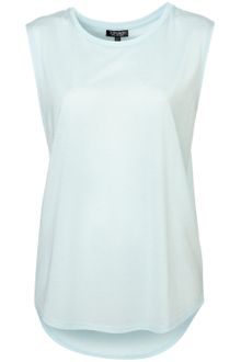Topshop Curve Hem Tank - Lyst
