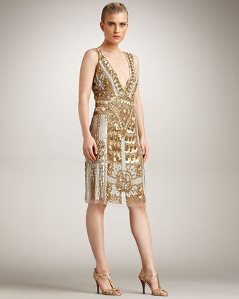 Blumarine Sequined Dress - Lyst