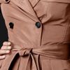 Burberry Prorsum Full Skirt Trench Coat in Pink (fawn rose) - Lyst