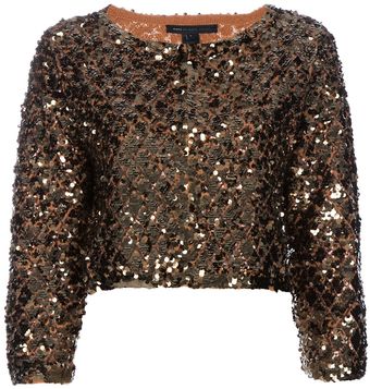 Marc By Marc Jacobs Sequin Embellished Top - Lyst