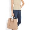 Miu Miu Matelassé Leather Tote in Beige (powder) - Lyst