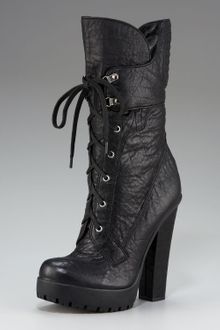 Vera Wang Lavender Platform Lace-up Boot - Lyst