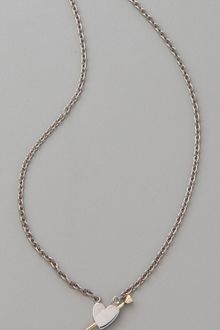 A.L.C. Heart Shaped Nail Necklace - Lyst