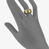 Alexander Mcqueen Skull Ring in Green (olive-gold) - Lyst