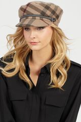 Burberry Edith Smoked Check Cap