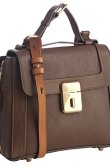 Chloé Chocolate Calfskin Darla Small Shoulder Bag - Lyst