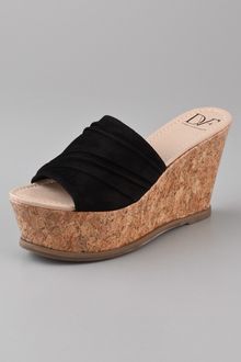 Diane Von Furstenberg Palm Flatform Sandals - Lyst