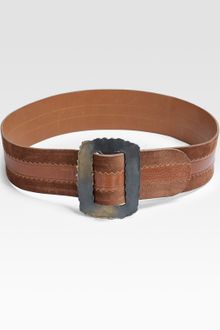 Donna Karan New York Leather Icon Belt - Lyst