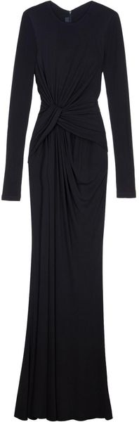  Jersey Twist Waist Gown 