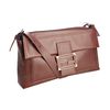 Fendi Brown Leather Baguette Threeway Convertible Clutch in Brown - Lyst