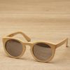 Illesteva Leonard Wood Sunglasses in Beige (cream) - Lyst