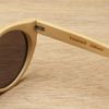 Illesteva Leonard Wood Sunglasses in Beige (cream) - Lyst