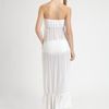 Ralph Lauren Blue Label Crocheted Bandeau Maxi Dress in White - Lyst