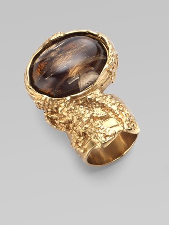 Yves Saint Laurent Arty Ovale Ring - Lyst