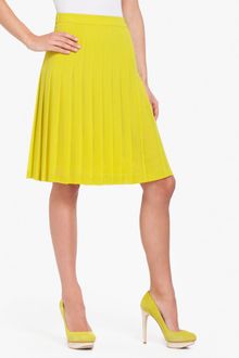 BCBGMAXAZRIA Bonita Pleated Chiffon Skirt - Lyst