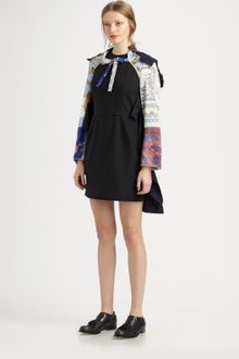 Comme Des Garçons Mixed Media Jacket - Lyst