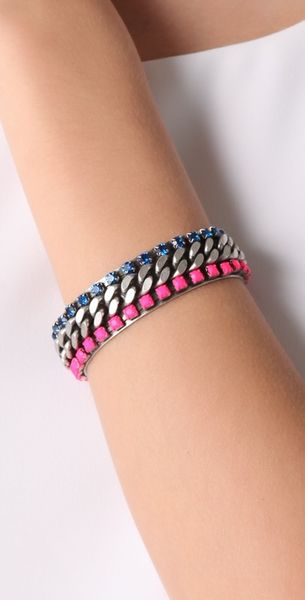 Dannijo Rivera Cuff in Pink - Lyst