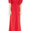 Issa Silksatin Kimono Maxi Dress in Red (poppy) - Lyst
