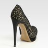 Nicholas Kirkwood Leather and Lace Platform Pumps in Black - Lyst