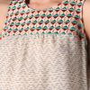 Tucker Combo Ruched Tank in Beige - Lyst