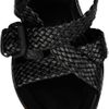 Alexander Wang Petra Texturedleather Sandals in Black - Lyst