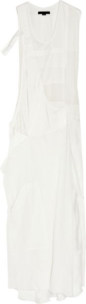 Alexander Wang Asymmetric Silk-blend Maxi Dress - Lyst