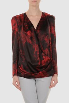 Balmain Long Sleeve Blouse - Lyst