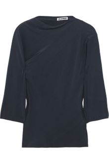 Jil Sander Silk Top - Lyst