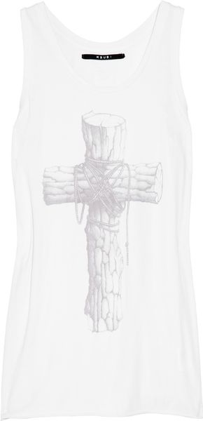 Ksubi Printed Cotton-Jersey Tank - Lyst