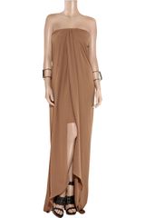 Lanvin Pleated Chiffon Gown