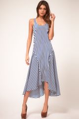 ASOS Collection Asos Stripe Dress with Racer Back