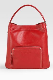 Longchamp 4x4 Leather Bucket Hobo - Lyst