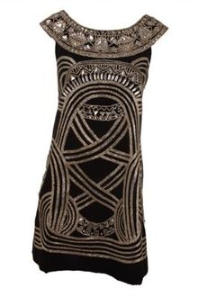 Marchesa A Line Embroidered Dress - Lyst