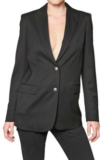 Pierre Balmain Lightweight Wool Stretch Jacket - Lyst