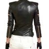 Balmain Nappa Biker Leather Jacket in Black - Lyst