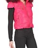 Beayukmui Racoon Collar Nylon Down Jacket in Purple (fuchsia) - Lyst