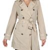 Burberry Brit Buckingham Nylon Trench Coat in Beige (ivory) - Lyst