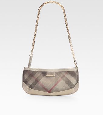Burberry Check-Print Clutch - Lyst